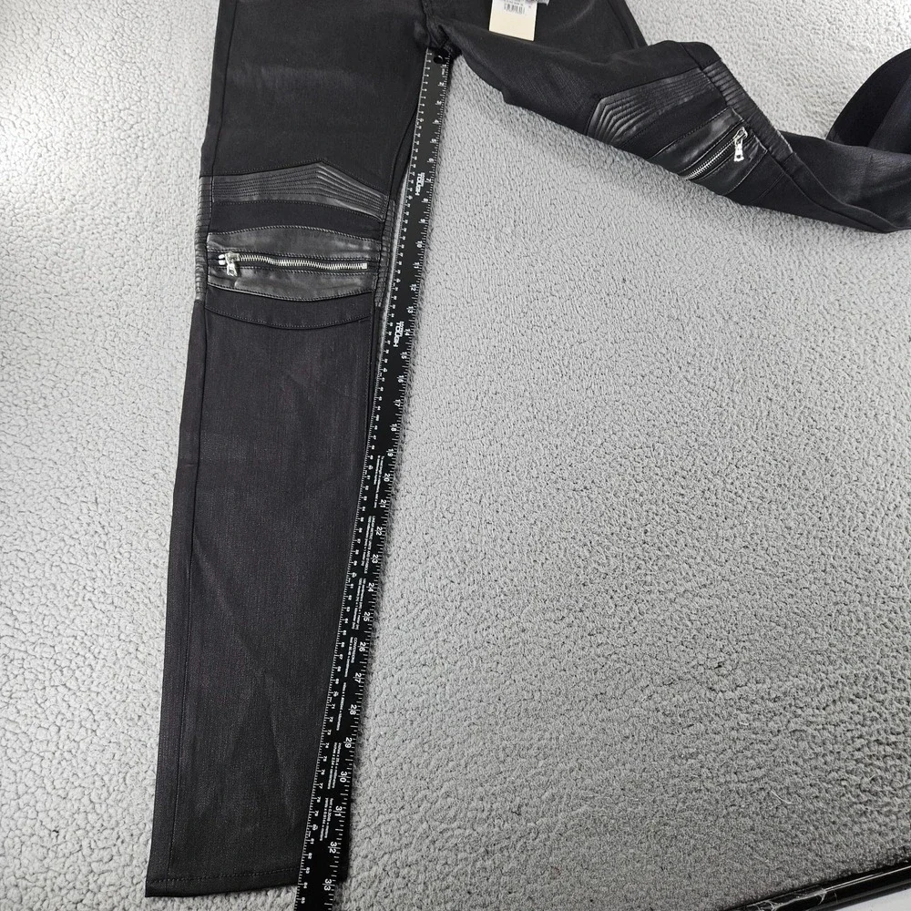 Mnml Jeans Mens 30‎ Black X186 Stretch Moto Denim Streetwear Grunge Punk Rock